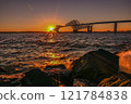 Sunset gates at Tokyo Gate Bridge 121784838