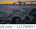 Sunset gates at Tokyo Gate Bridge 121784841