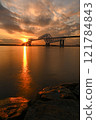 Sunset gates at Tokyo Gate Bridge 121784843