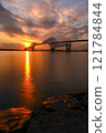 Sunset gates at Tokyo Gate Bridge 121784844