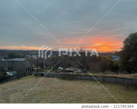 A beautiful morning glow A beautiful morning glow 121785364