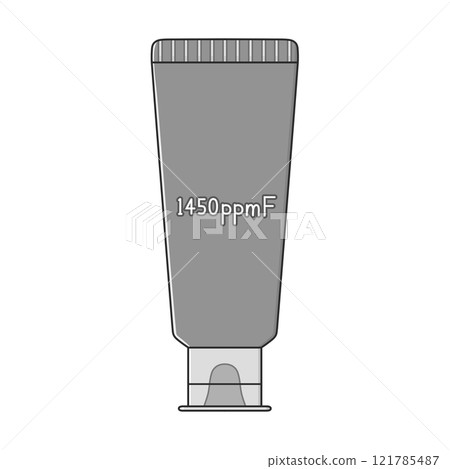 1450ppmF toothpaste (high-concentration fluoride toothpaste), grey tube 121785487
