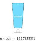 1450ppmF toothpaste (high-concentration fluoride toothpaste), light blue tube 121785551