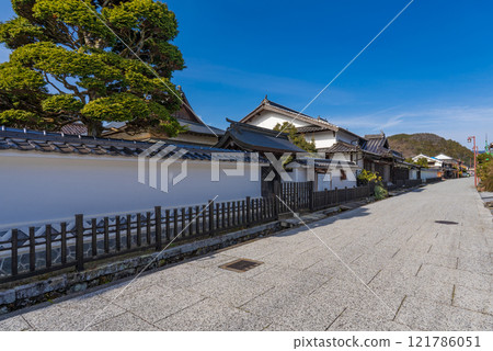 岡山縣美作市稻葉街道大原宿的街景 岡山縣美作市稻葉街道大原宿的街景 121786051