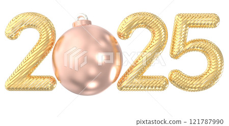 Number 3D Render 121787990