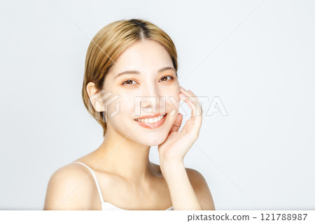 女性美容保養化妝形象 女性美容保養化妝形象 121788987