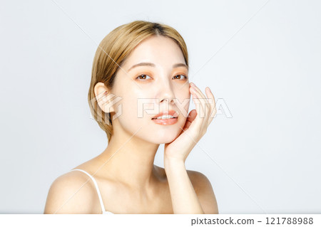 女性美容保養化妝形象 女性美容保養化妝形象 121788988