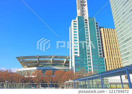 埼玉縣埼玉市埼玉新都心風景 121789872