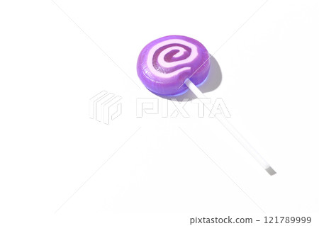 Lollipop candy photographed on a white background Lollipop candy photographed on a white background 121789999