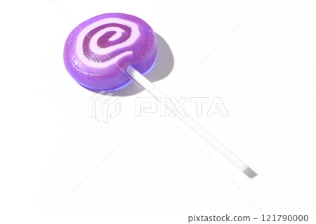 Lollipop candy photographed on a white background Lollipop candy photographed on a white background 121790000