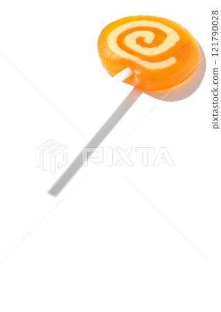 Lollipop candy photographed on a white background Lollipop candy photographed on a white background 121790028