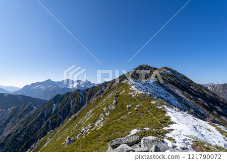 Hodaka mountains in early winter Hodaka mountains in early winter 121790072