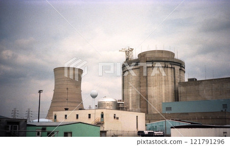 老照片，1982年9月，美國三哩島核電廠 121791296