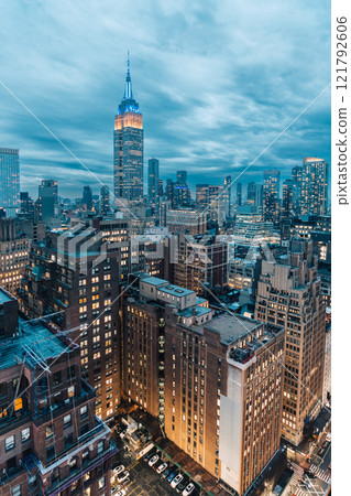 New York City, USA. City view by night New York City, USA. City view by night 121792606