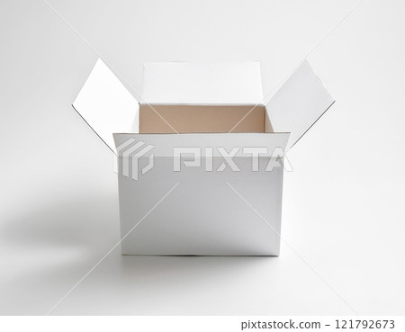 White cardboard 121792673