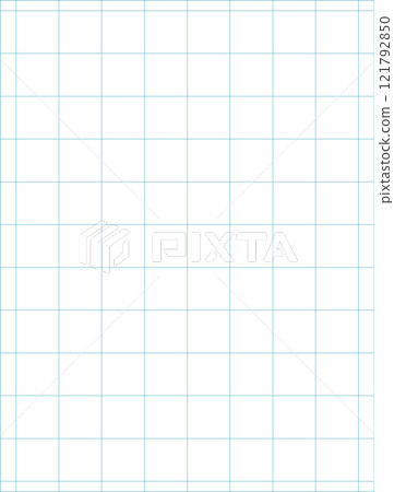 Graph Paper 1 inch squares printable template A4 notebook format. Graph blue grid for college, journals, diary or math engineering grid line printable. 121792850