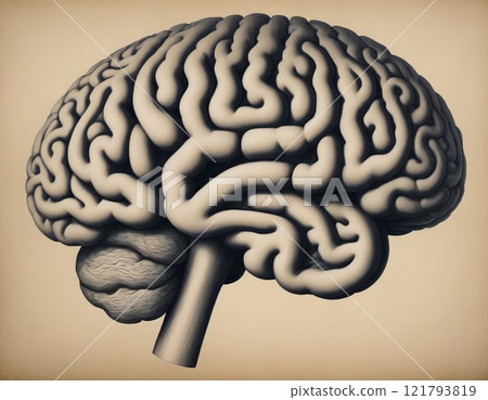 human brain close up 121793819