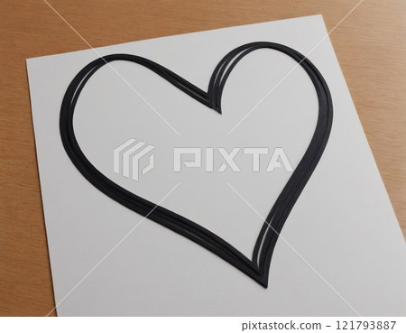 valentines day heart drawing valentines day heart drawing 121793887