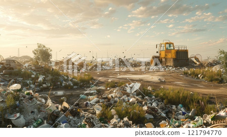 Waste Management And Overflowing Landfills 121794770
