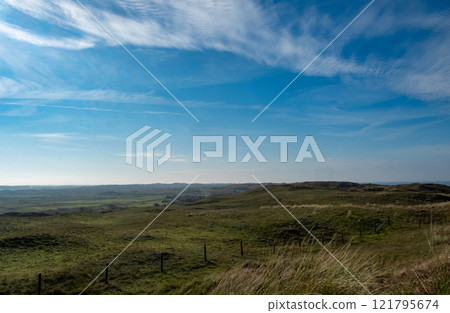 Eierland, De Cocksdorp, Texel, The Netherlands, Oktober 28th, 2024, Expansive and breathtaking Eierland, De Cocksdorp, Texel, The Netherlands, Oktober 28th, 2024, Expansive and breathtaking 121795674