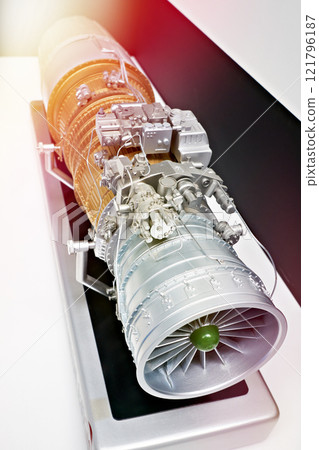 Turbojet engine for military aircraft fighter 121796187