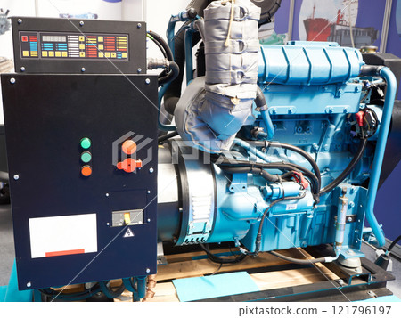 Diesel generator with electronic control system Diesel generator with electronic control system 121796197