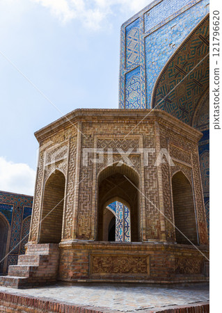 Inner courtyard of Kalyan Mosque, a part of the Po-i-Kalyan Complex Inner courtyard of Kalyan Mosque, a part of the Po-i-Kalyan Complex 121796620