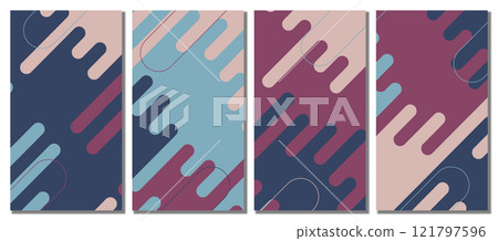 Abstract wavy set background. Abstract background. 121797596