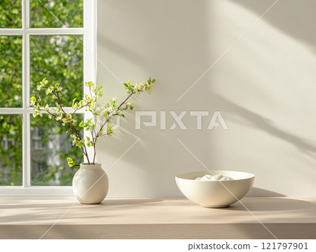 bowl of healthy yogurt 121797901
