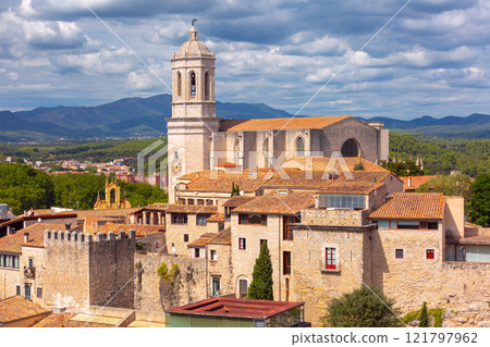 Bell Tower of Girona Cathedral, Girona, Spain Bell Tower of Girona Cathedral, Girona, Spain 121797962
