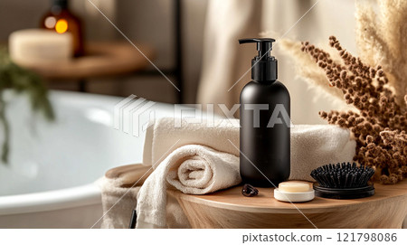 Elegant Bathroom Decor 121798086