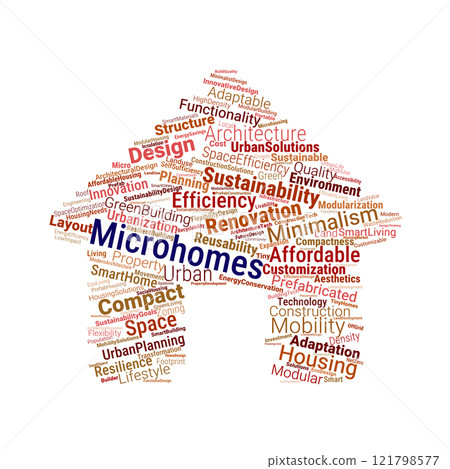 Microhomes Word Cloud Microhomes Word Cloud 121798577