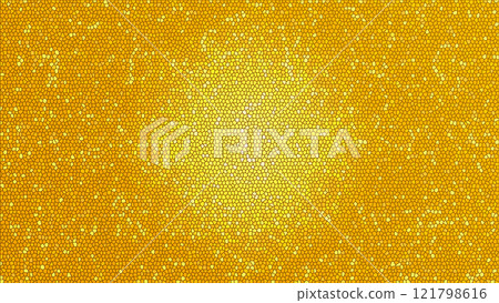 Abstract gold stained glass background Abstract gold stained glass background 121798616
