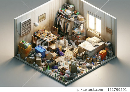 Garbage house room 121799291