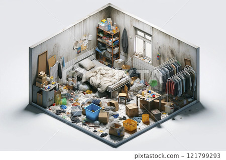 Garbage house room 121799293