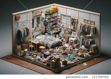 Garbage house room 121799309