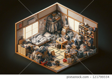 Garbage house room 121799334