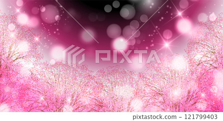 日本模式櫻花春天背景 121799403