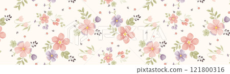 Charming Hand Drawn Floral and Leaf Designs Charming Hand Drawn Floral and Leaf Designs 121800316