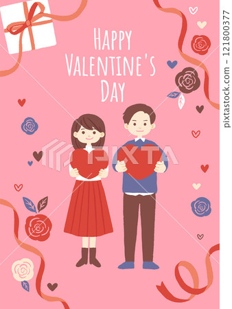 Valentine's Day image illustration design Valentine's Day image illustration design 121800377