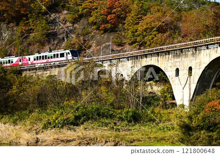 JR釜石線（銀河夢想線釜石線）龍總部河大橋 121800648