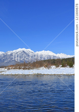 信濃大町山景:冬季北阿爾卑斯立山連峰 信濃大町山景:冬季北阿爾卑斯立山連峰 121800678