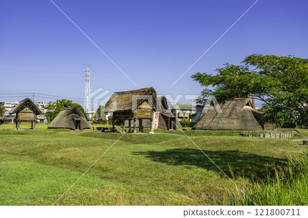 Shizuoka Toro ruins, rice farming village, Shizuoka City, Shizuoka Prefecture Shizuoka Toro ruins, rice farming village, Shizuoka City, Shizuoka Prefecture 121800711