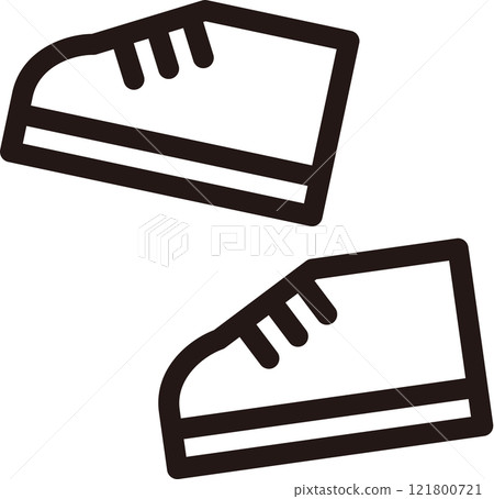 A simple sneaker mark 121800721