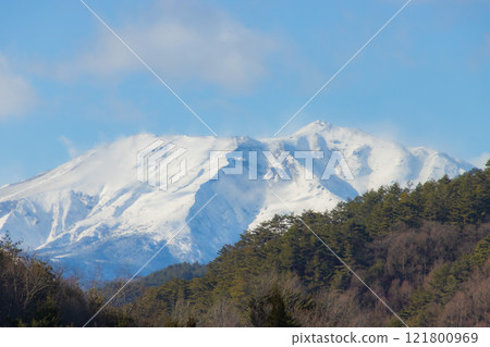 Otakeyama with snow makeup Otakeyama with snow makeup 121800969
