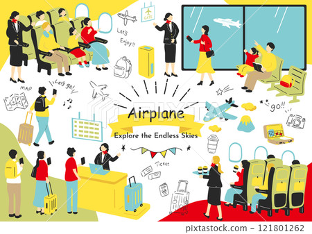 People who enjoy air travel 121801262