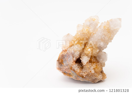 Finely crystalline cactus quartz Finely crystalline cactus quartz 121801328