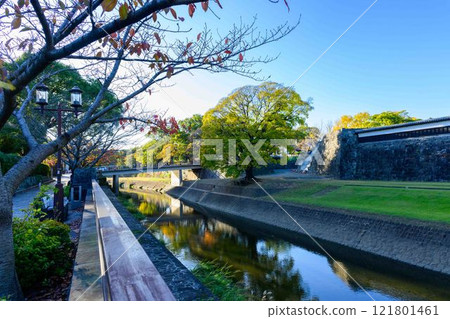 了解更多（從坪井川看到的熊本城）（秋天的風景） 城堡節（秋天的熊本城節）（竹燈） 121801461