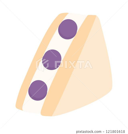 Fruit Sandwiches grape Japanese Dessert 121801618