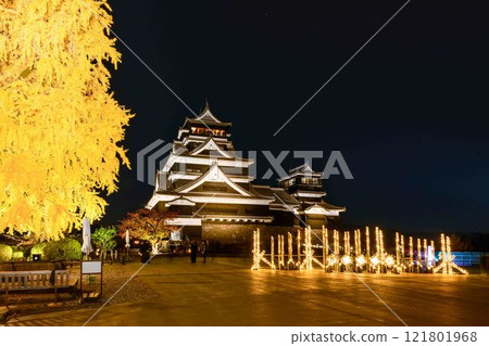 熊本城雲上城點燈節（秋季熊本城節）（竹燈） 121801968